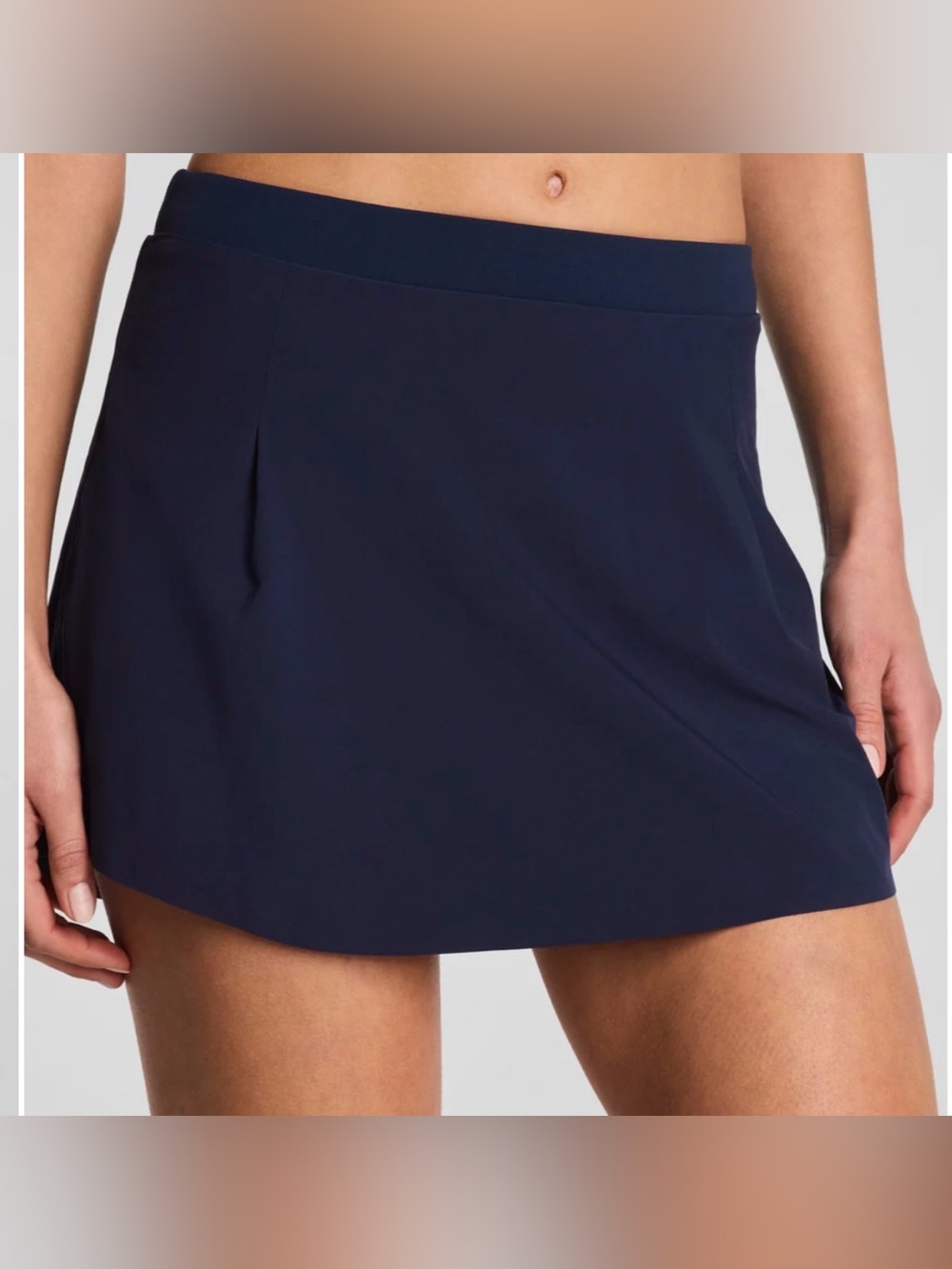Spanx Boost Up Athletic Skort in navy, size small